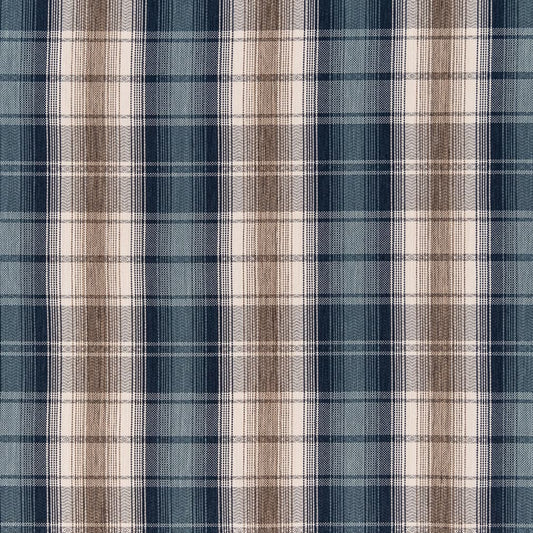 F100-119 Plaid nan Blue Performance Colors