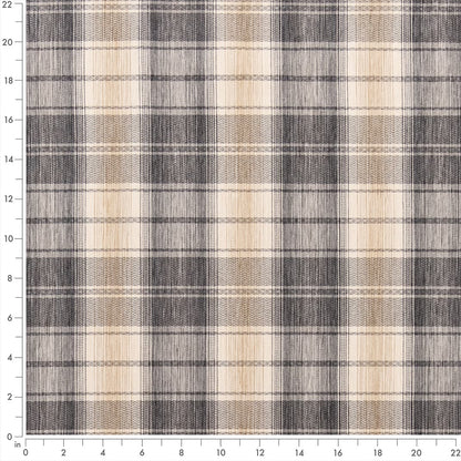 F100-120 Plaid nan Grey & Silver Performance Colors