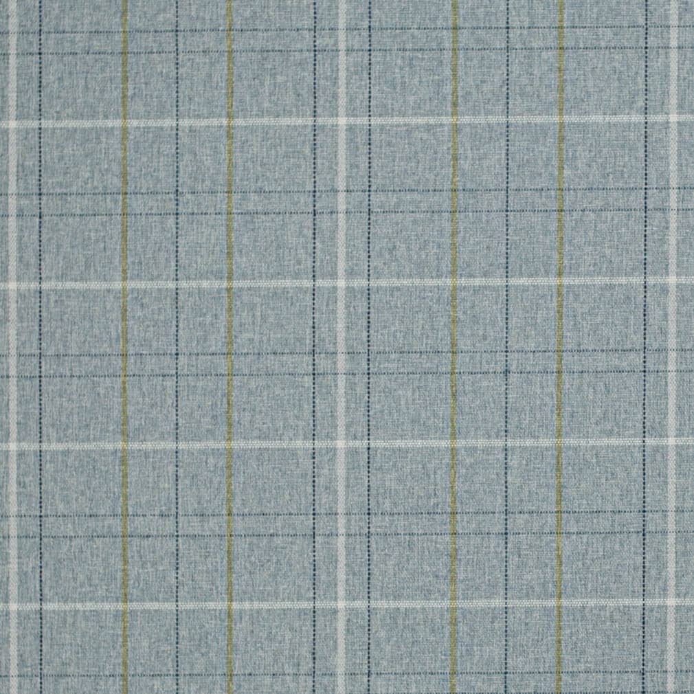 F100-131 Plaid Blue Charlotte Fabrics Woven Patterns