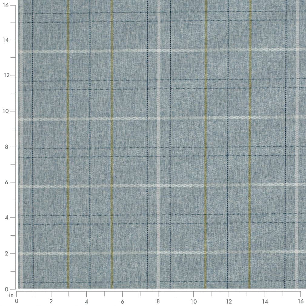 F100-131 Plaid nan Blue Performance Colors