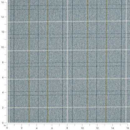 F100-131 Plaid nan Blue Performance Colors