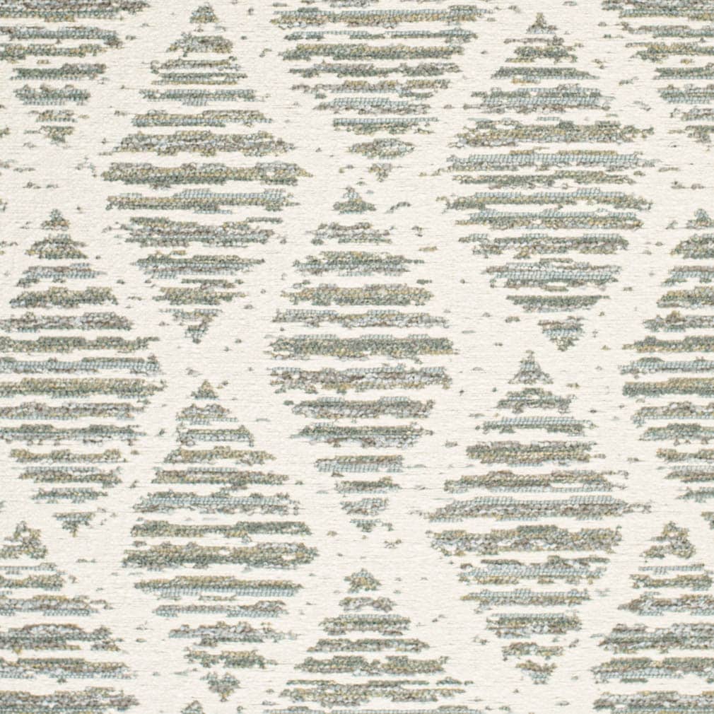 F100-133 Abstract & Geometric,Diamonds nan Aqua & Teal Performance Colors