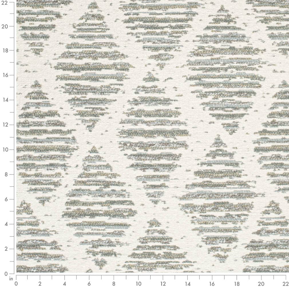 F100-133 Abstract & Geometric,Diamonds nan Aqua & Teal Performance Colors