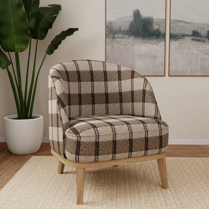 F100-153 Plaid nan Black,Brown Performance Colors