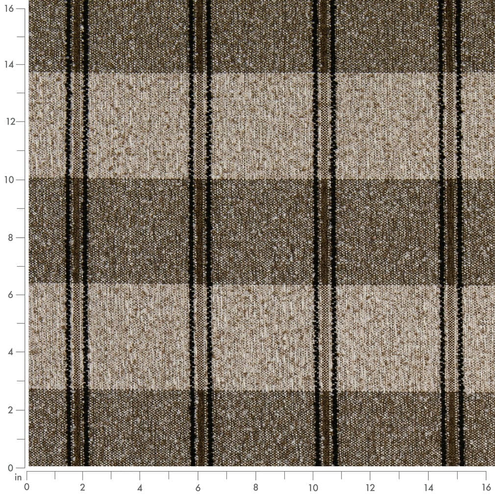 F100-153 Plaid nan Black,Brown Performance Colors