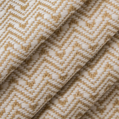 F100-157 Abstract & Geometric nan Gold & Yellow Performance Colors