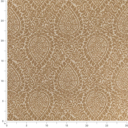 F100-162 Abstract & Geometric,Damask nan Gold & Yellow Performance Colors