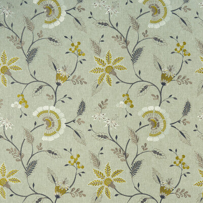 F1004/01-CAC DELAMERE CHARTREUSE CLARKE AND CLARKE DRAPERY