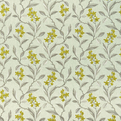 F1008/01-CAC MELROSE CHARTREUSE CLARKE AND CLARKE DRAPERY