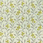 F1008/01-CAC MELROSE CHARTREUSE CLARKE AND CLARKE DRAPERY