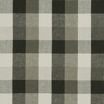 F1042/01-CAC AUSTIN CHECK CHARCOAL CLARKE AND CLARKE Fabrics Drapery Upholstery