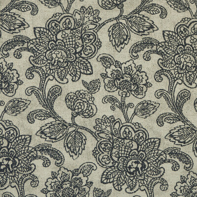 F1044/01-CAC CRANBROOK CHARCOAL CLARKE AND CLARKE Fabrics Drapery Upholstery
