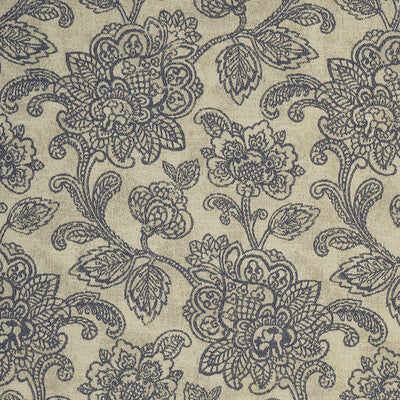 F1044/05-CAC CRANBROOK MIDNIGHT CLARKE AND CLARKE Fabrics Drapery Upholstery