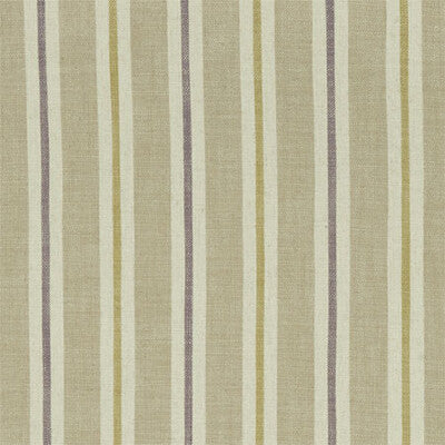 F1046/03-CAC SACKVILLE STRIPE HEATHER/LINEN CLARKE AND CLARKE Fabrics Drapery Upholstery