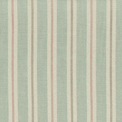 F1046/05-CAC SACKVILLE STRIPE MINERAL/BLUSH CLARKE AND CLARKE Fabrics Drapery Upholstery