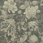 F1048/01-CAC SISSINGHURST CHARCOAL CLARKE AND CLARKE Fabrics Drapery Upholstery