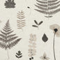 F1089/02-CAC HERBARIUM CHARCOAL/NATURAL CLARKE AND CLARKE Fabrics Drapery Upholstery