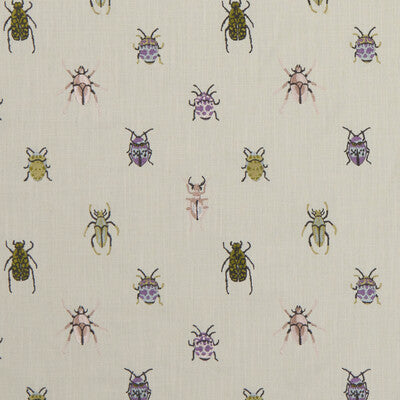 F1095/03-CAC BEETLE MULTI CLARKE AND CLARKE Fabrics Drapery Upholstery