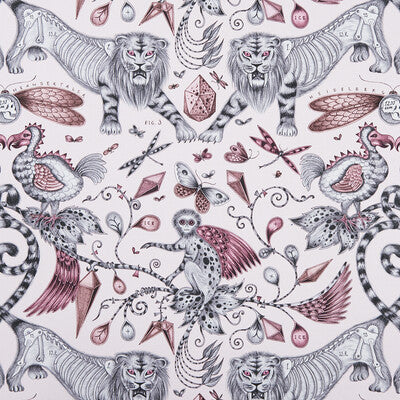 F1109/05-CAC EXTINCT PINK CLARKE AND CLARKE Fabrics Drapery Upholstery