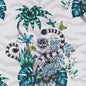 F1112/01-CAC LEMUR JUNGLE CLARKE AND CLARKE Fabrics Drapery Upholstery