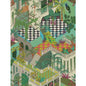 F111/4013-CS MIAMI COTTON PRINT OLIVEGREEN MULTI COLE & SON Fabrics Drapery Upholstery