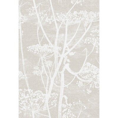 F111/5019-CS COW PARSLEY LINEN PRINT WHITE/TAUPE COLE & SON Fabrics Drapery Upholstery