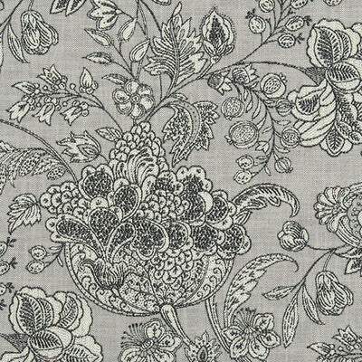 F1181/02-CAC WOODSFORD CHARCOAL CLARKE AND CLARKE Fabrics Drapery Upholstery