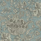 F1181/09-CAC WOODSFORD TEAL CLARKE AND CLARKE Fabrics Drapery Upholstery