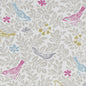 F1184/03-CAC BIRD SONG SUMMER CLARKE AND CLARKE Fabrics Drapery Upholstery