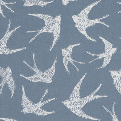 F1187/04-CAC FLY AWAY NAVY CLARKE AND CLARKE Fabrics Drapery Upholstery