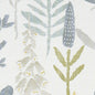 F1232/01-CAC BELLFLOWER CHAMBRAY/HONEY CLARKE AND CLARKE Fabrics Drapery Upholstery