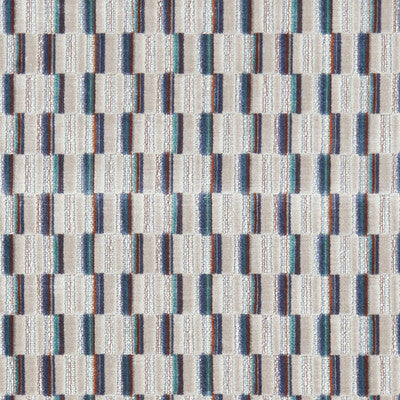 F1240/02-CAC CUBIS KINGFISHER CLARKE AND CLARKE Fabrics Drapery Upholstery