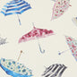 F1274/01-CAC UMBRELLAS CREAM CLARKE AND CLARKE Fabrics Drapery Upholstery