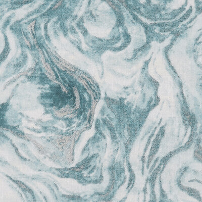F1280/04-CAC LAVICO SHEER MINERAL/KINGFISHER CLARKE AND CLARKE DRAPERY