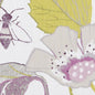 F1289/03-CAC LOTUS DAMSON/JADE CLARKE AND CLARKE Fabrics Drapery Upholstery