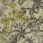 F1301/01-CAC MADAGASCAR CHARCOAL/CHARTEUSE CLARKE AND CLARKE Fabrics Drapery Upholstery