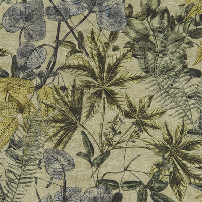 F1301/03-CAC MADAGASCAR MINERAL/CITRON CLARKE AND CLARKE Fabrics Drapery Upholstery