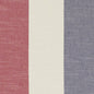 F1308/04-CAC BUCKTON DENIM/RED CLARKE AND CLARKE Fabrics Drapery Upholstery