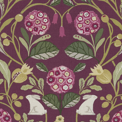 F1314/04-CAC FORESTER PLUM CLARKE AND CLARKE Fabrics Drapery Upholstery