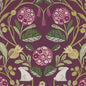 F1314/04-CAC FORESTER PLUM CLARKE AND CLARKE Fabrics Drapery Upholstery