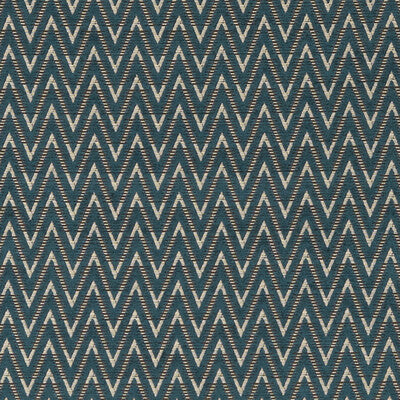 F1324/07-CAC ZION TEAL CLARKE AND CLARKE Fabrics Drapery Upholstery