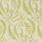 F1328/01-CAC FOLIUM CHARTREUSE CLARKE AND CLARKE Fabrics Drapery Upholstery