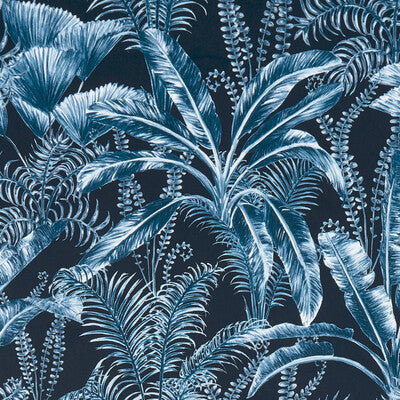 F1367/02-CAC MAJORELLE VELVET MIDNIGHT CLARKE AND CLARKE Fabrics Drapery Upholstery