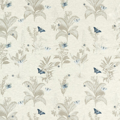 F1432/04-CAC MONARCH MINERAL/DENIM CLARKE AND CLARKE Fabrics Drapery Upholstery