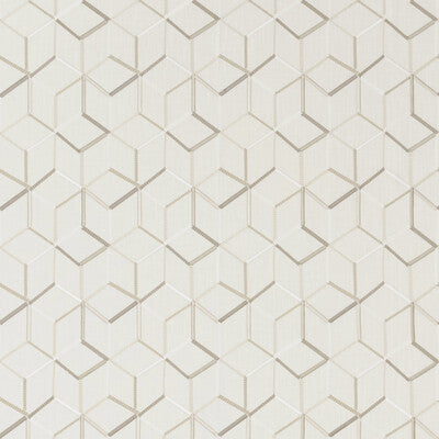 F1443/02-CAC LINEAR IVORY CLARKE AND CLARKE Fabrics Drapery Upholstery