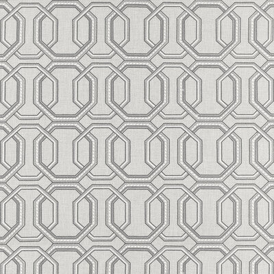 F1451/04-CAC REPEAT SILVER CLARKE AND CLARKE Fabrics Drapery Upholstery