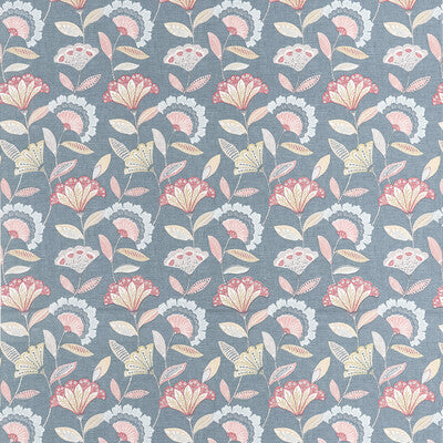 F1462/03-CAC BOHEMIA MIDNIGHT CLARKE AND CLARKE Fabrics Drapery Upholstery
