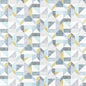 F1464/01-CAC LANNA CHARCOAL/OCHRE CLARKE AND CLARKE Fabrics Drapery Upholstery