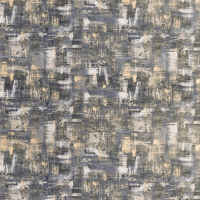 F1472/01-CAC TESSELLATI CHARCOAL/GOLD CLARKE AND CLARKE Fabrics Drapery Upholstery