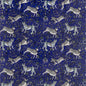 F1479/01-CAC PROTEA VELVET BLUE CLARKE AND CLARKE Fabrics Drapery Upholstery